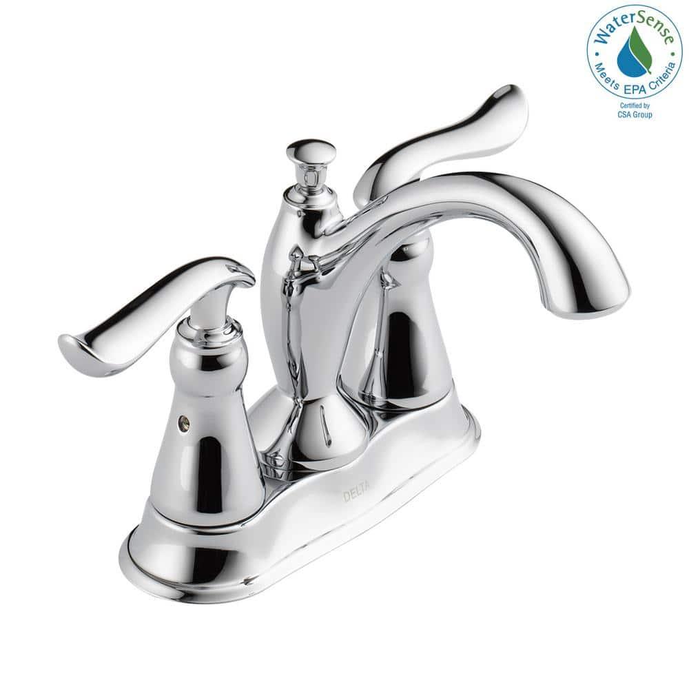 Linden Centerset Bathroom Faucet with Drain Assembly, 2-handle Bathroom Sink Faucet