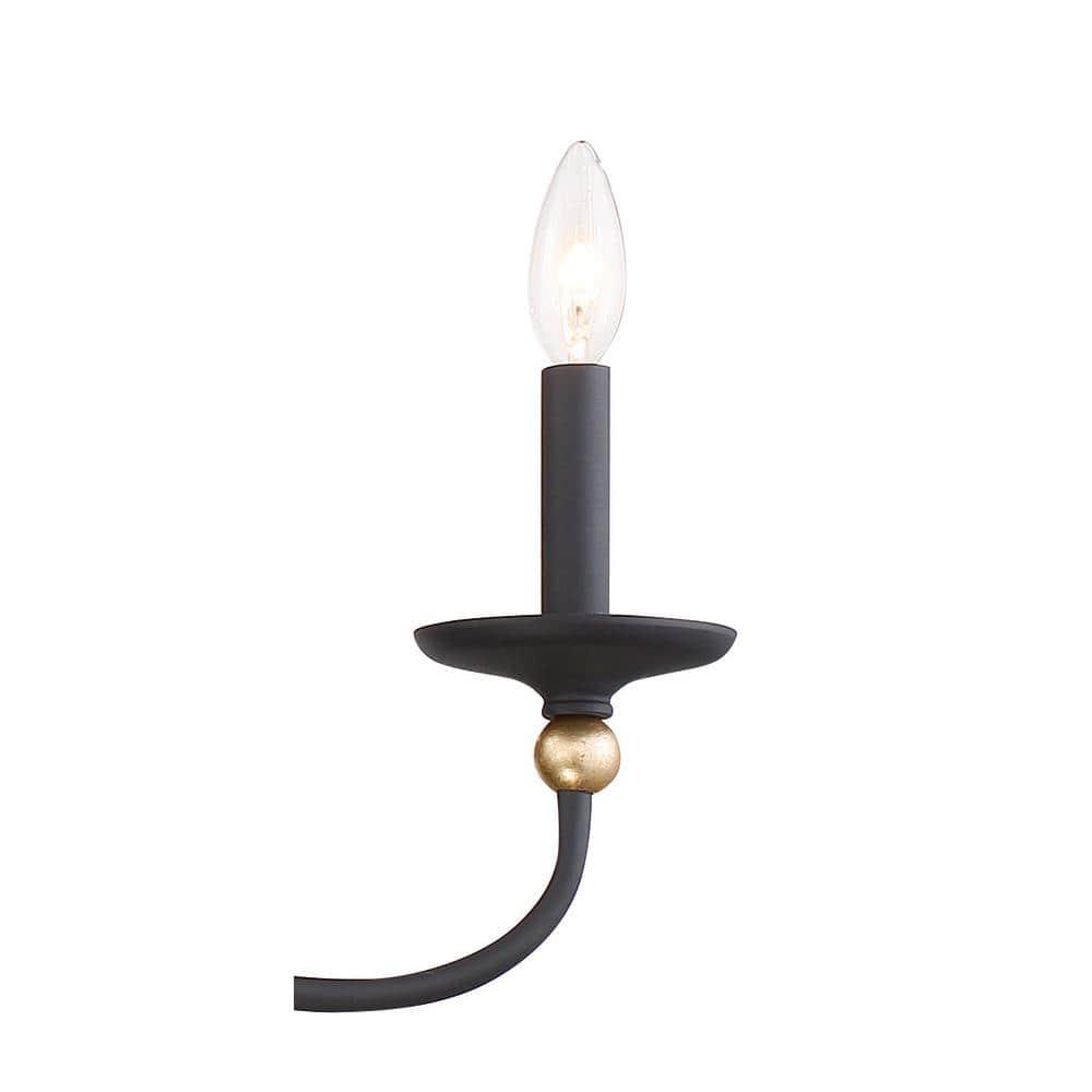 Minka Lavery - Westchester County - Chandelier 6 Light Sand Coal/Skyline Gold