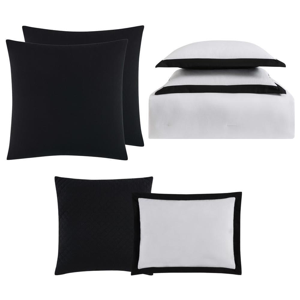 Truly Soft Everyday Modern & Contemporary Box Stitch Comforter Set