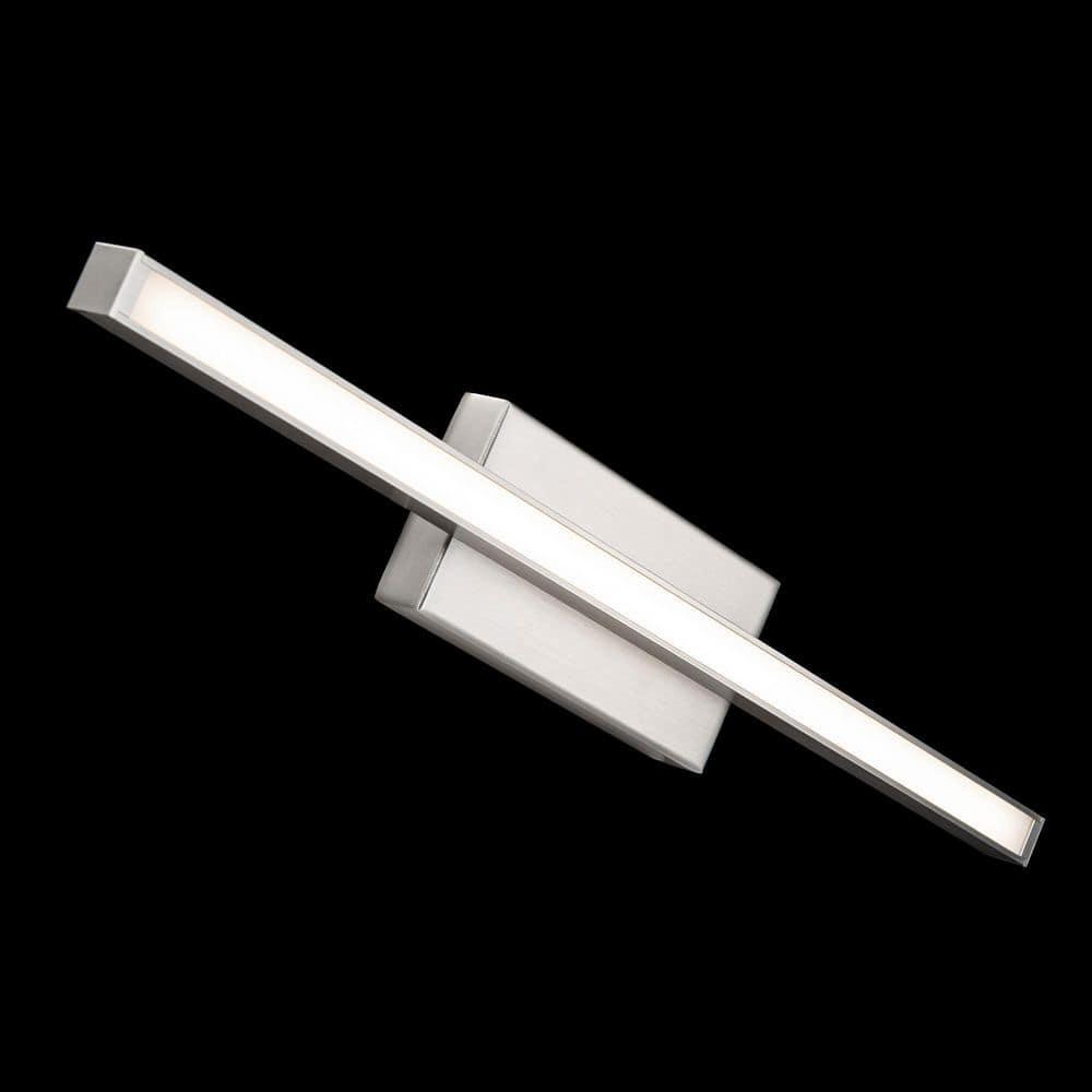 WAC Lighting Parallax 18" LED 3000K 1-Light Aluminum Wall Sconce in Nickel