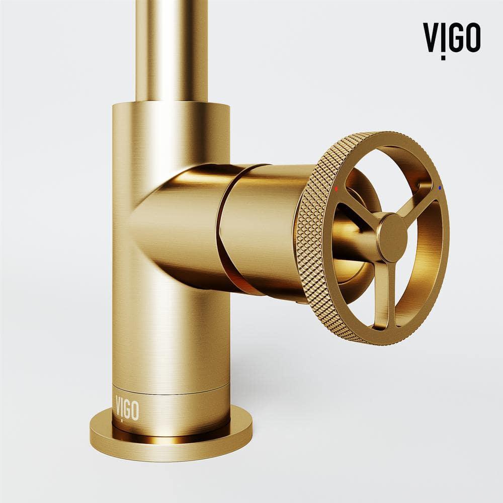 Cass 9" H Single Handle Single Hole Bathroom Faucet