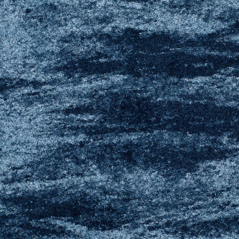 Retro RET2891 Power Loomed Indoor Area Rug - Light Blue/Blue - 6' round - Safavieh.