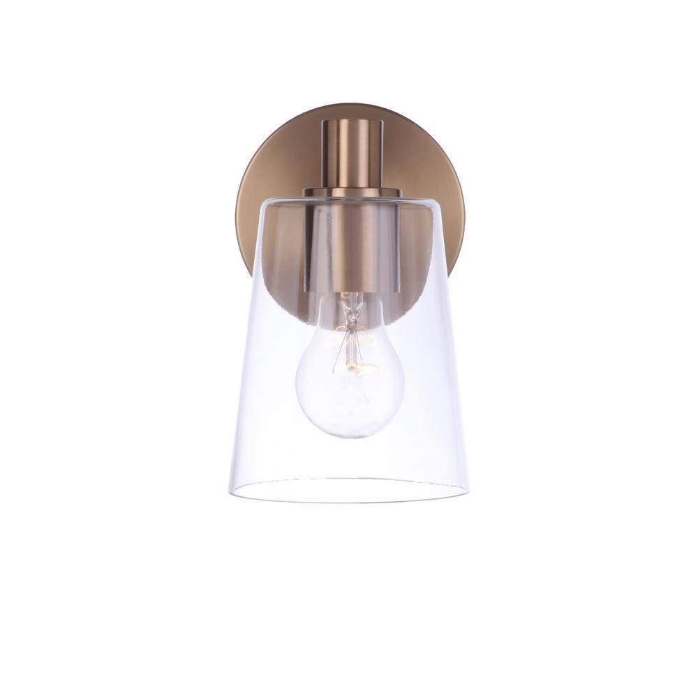 Craftmade Lighting Emilio 1 - Light Wall Light in  Satin Brass