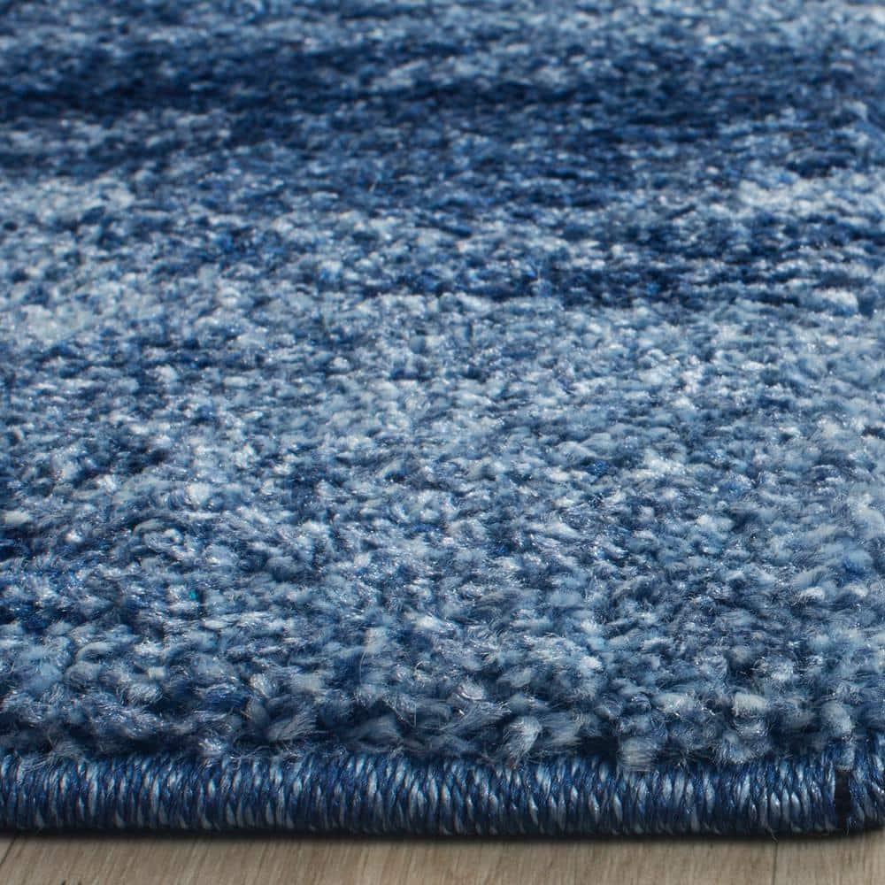 Retro RET2891 Power Loomed Indoor Area Rug - Light Blue/Blue - 5'3"x8' - Safavieh.