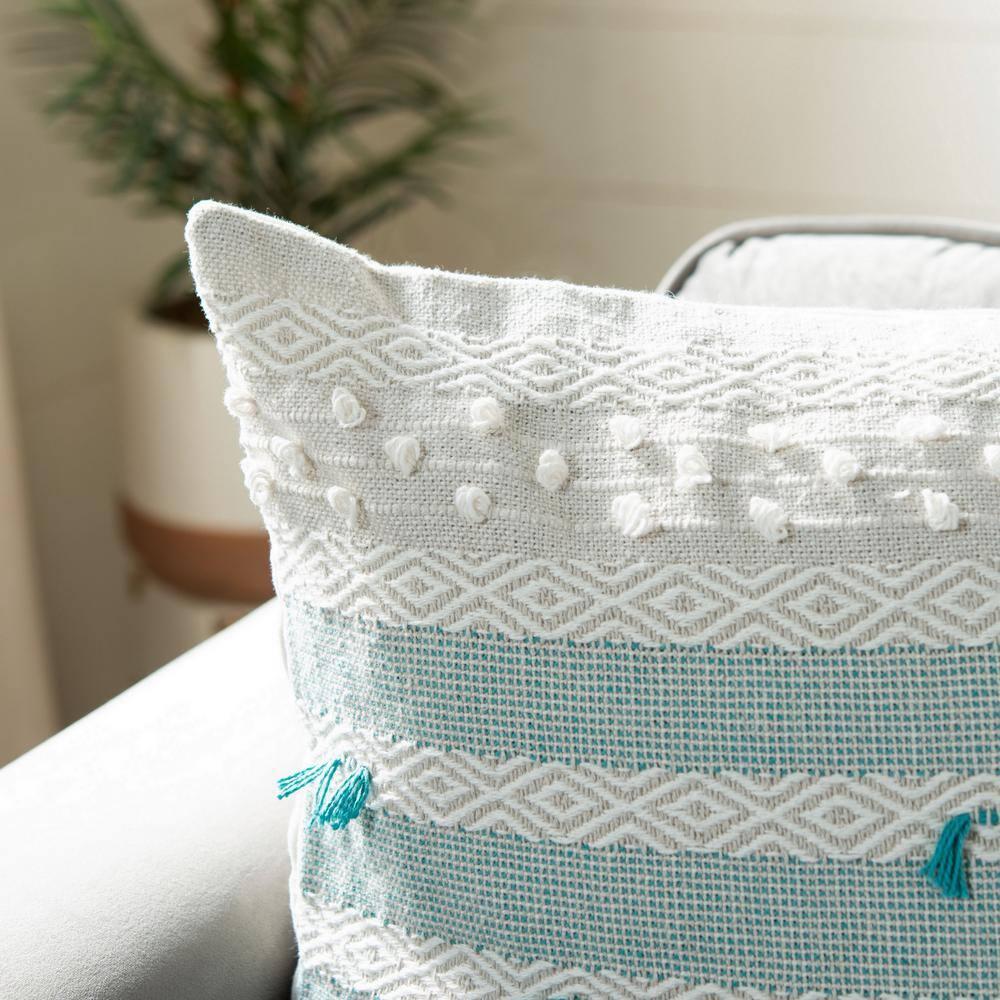 Safavieh Tassels Cotton Throw Pillow