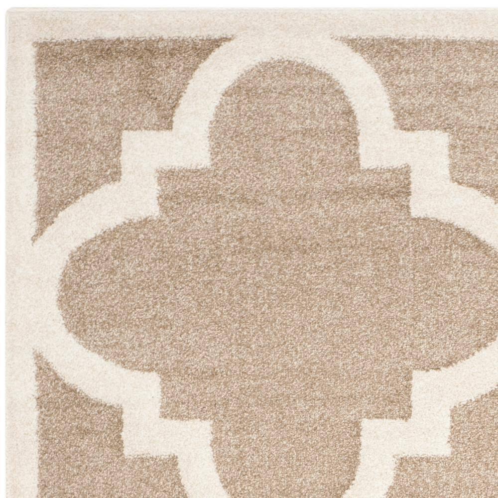 Amherst AMT423 Power Loomed Indoor Area Rug - Wheat/Beige - 6'x9' - Safavieh