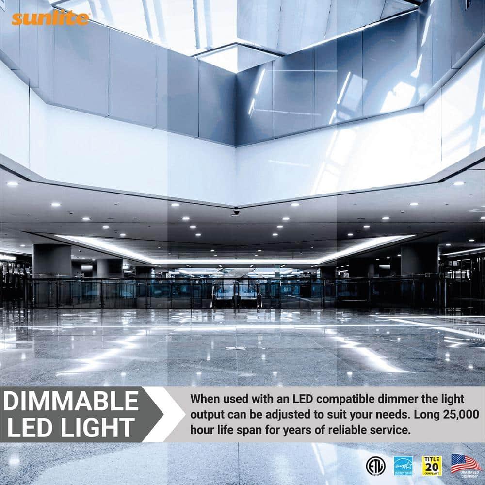 Sunlite LED PAR16 Reflector Light Bulb, 6 Watts (50W Equivalent), Medium E26 Base, Dimmable,ETL Listed, 5000K Daylight, 6-Pack