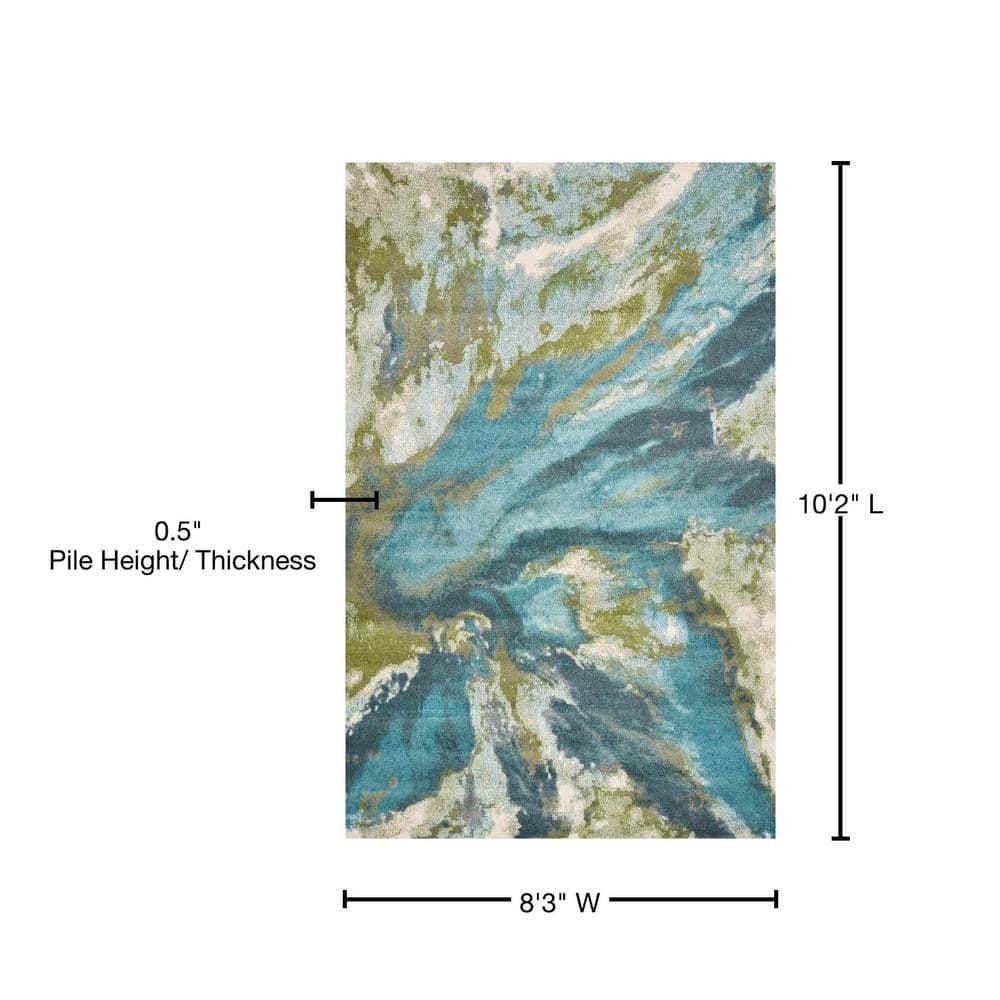 KAS Rugs Watercolors Abstract Indoor Area Rug