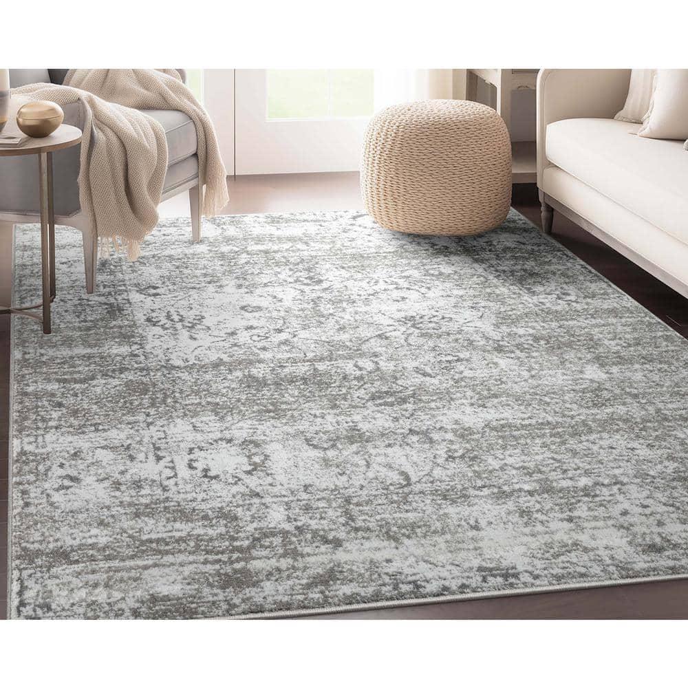 Vintage Oriental Ivory Area Rug