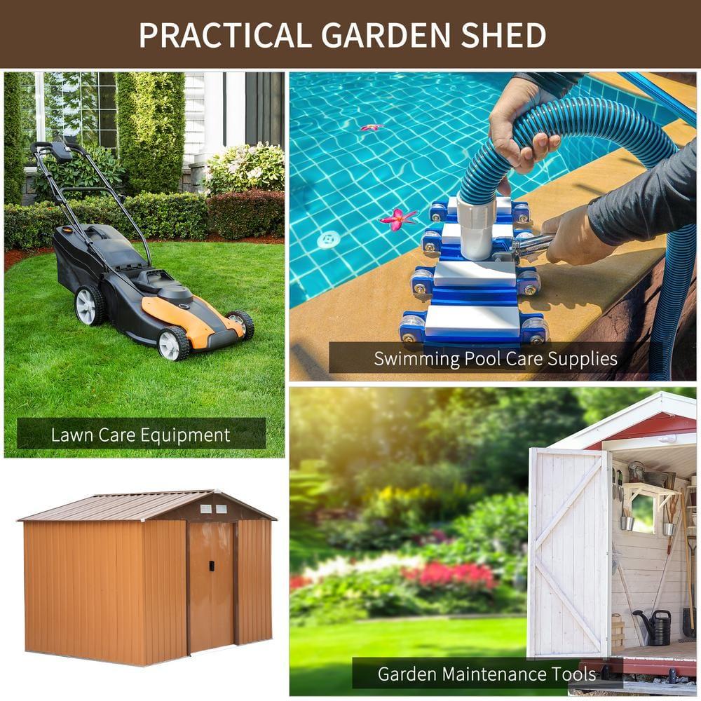 Outsunny Metal Storage Shed