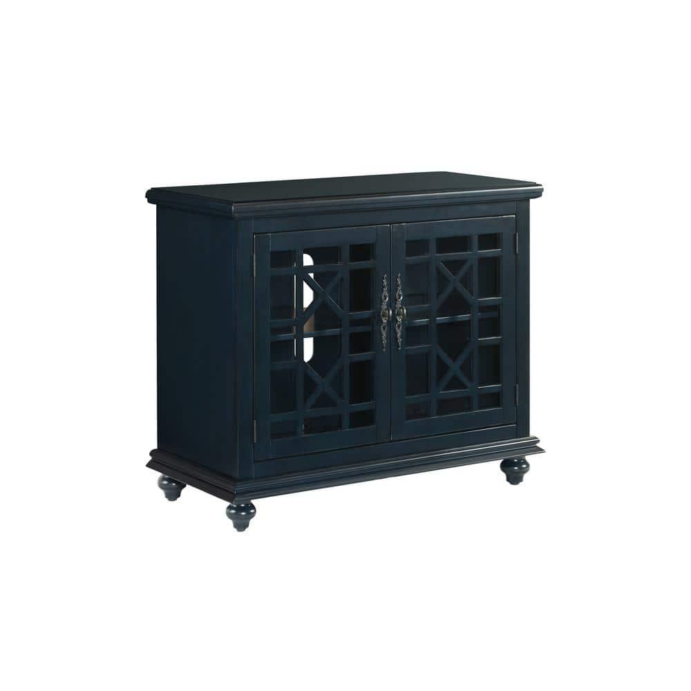 Martin Svensson Home Elegant Small Spaces TV Stand, Blue
