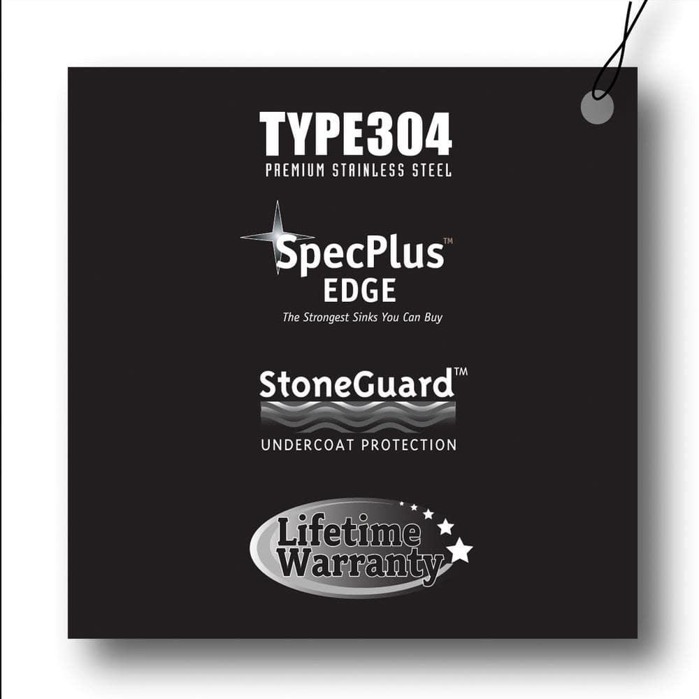 Medallion Designer 31.5'' L Undermount Single Bowl Stainless Steel Kitchen Sink