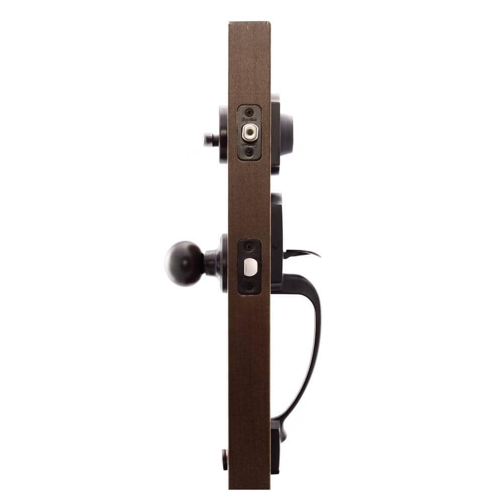 Copper Creek Copper Creek Handleset with Single Cylinder Deadbolt and Door Knob and Heritage Rosette
