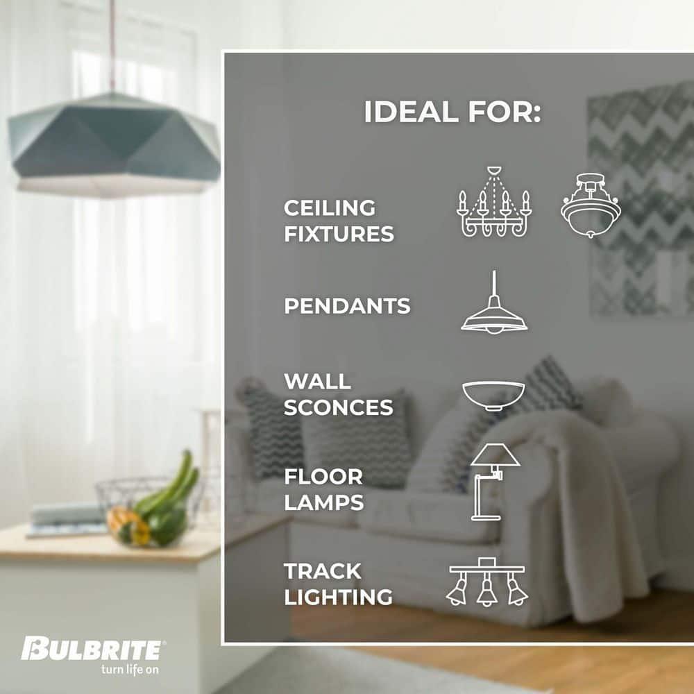 Bulbrite  Pack of (5) Dimmable Clear T8 Medium (E26) Halogen Mini Clear 75 Watt