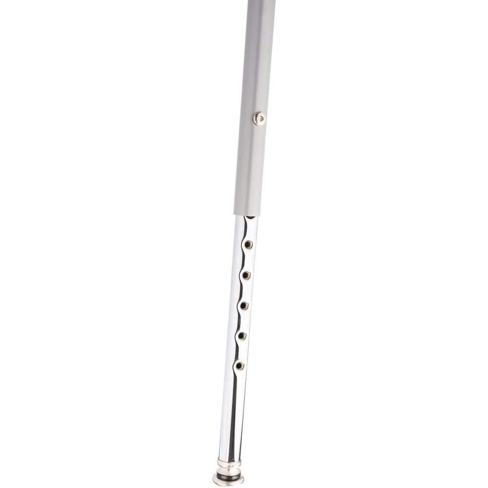 (Pack of 2) NPS 19 -27" Height Adjustable Heavy Duty Steel Stool, Grey