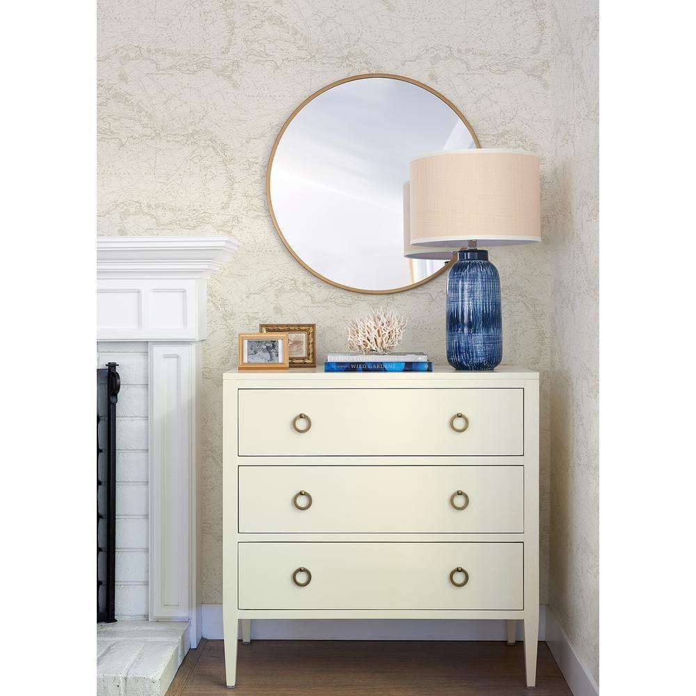 Chesapeake Charts Taupe Nautical Chart Wallpaper