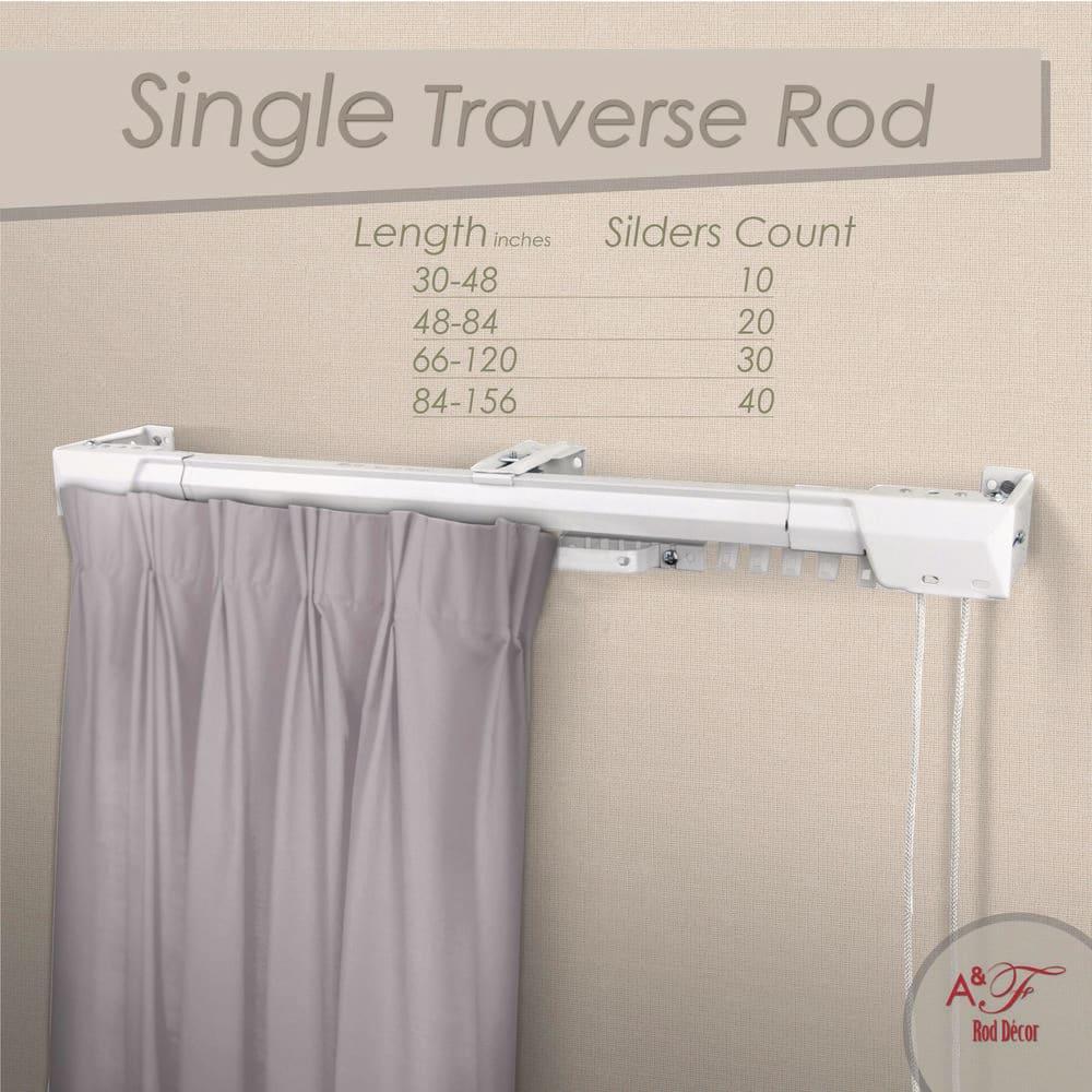 Symple Stuff Bembry Steel Adjustable Single Curtain Rod