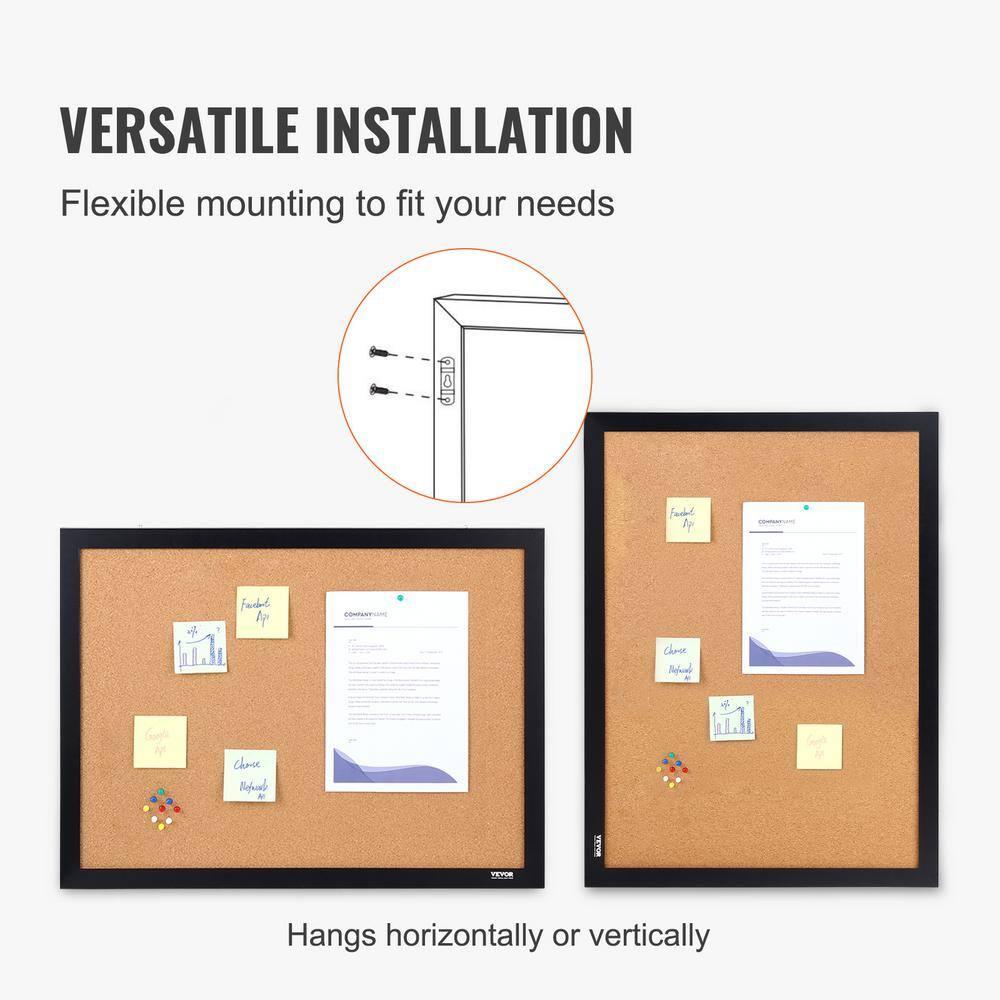 VEVOR Wall Cork Bulletin Board