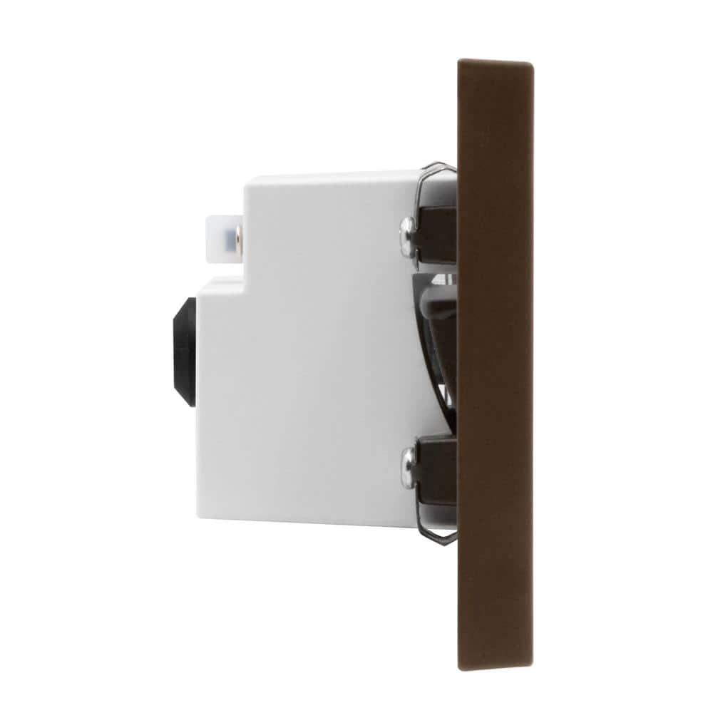 Maxxima Horizontal LED Step Light, Indoor/Outdoor Stair Light, 3 CCT Color Selectable 3000K, 4000K, 5000K, 50 Lumens, Oil Rubbed Bronze, 2-Pack