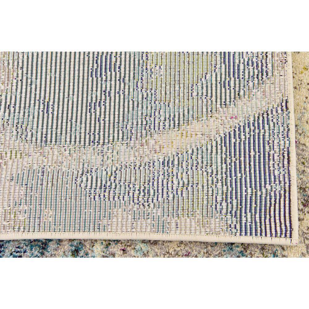8' x 10' Vibrant Abstract Multi Synthetic Area Rug