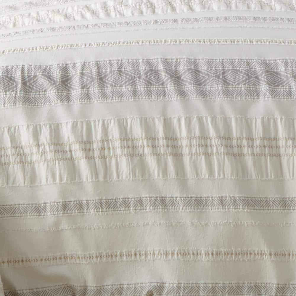 Pickford King/Cal King Comforter Set - Taupe, Grey & Cream - Levtex Home