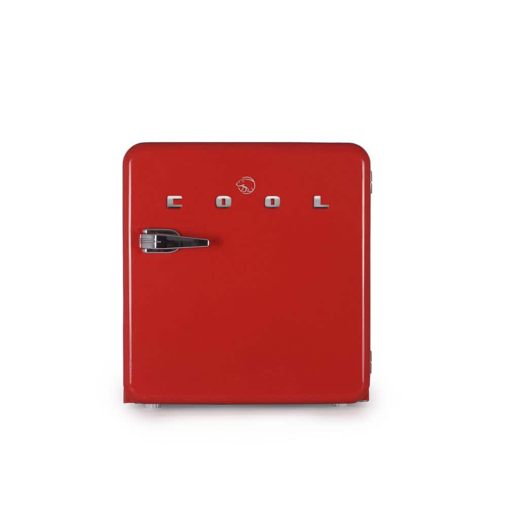 COMMERCIAL COOL Retro Refrigerator 1.6 Cu. Ft., Red