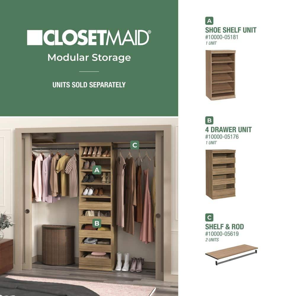 Modular Storage 21.38" W Drawer Unit with 4 Drawers