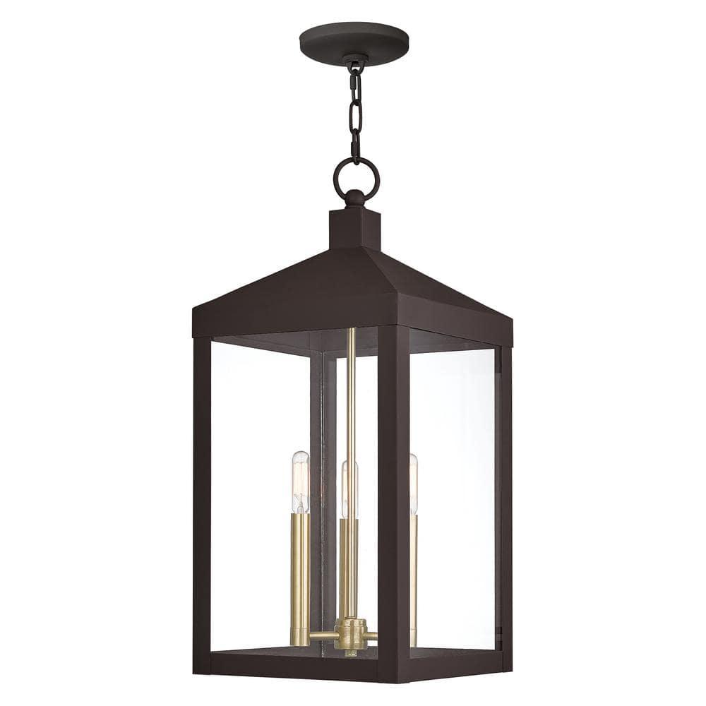 Livex Lighting Nyack 3 - Light Pendant in  Bronze