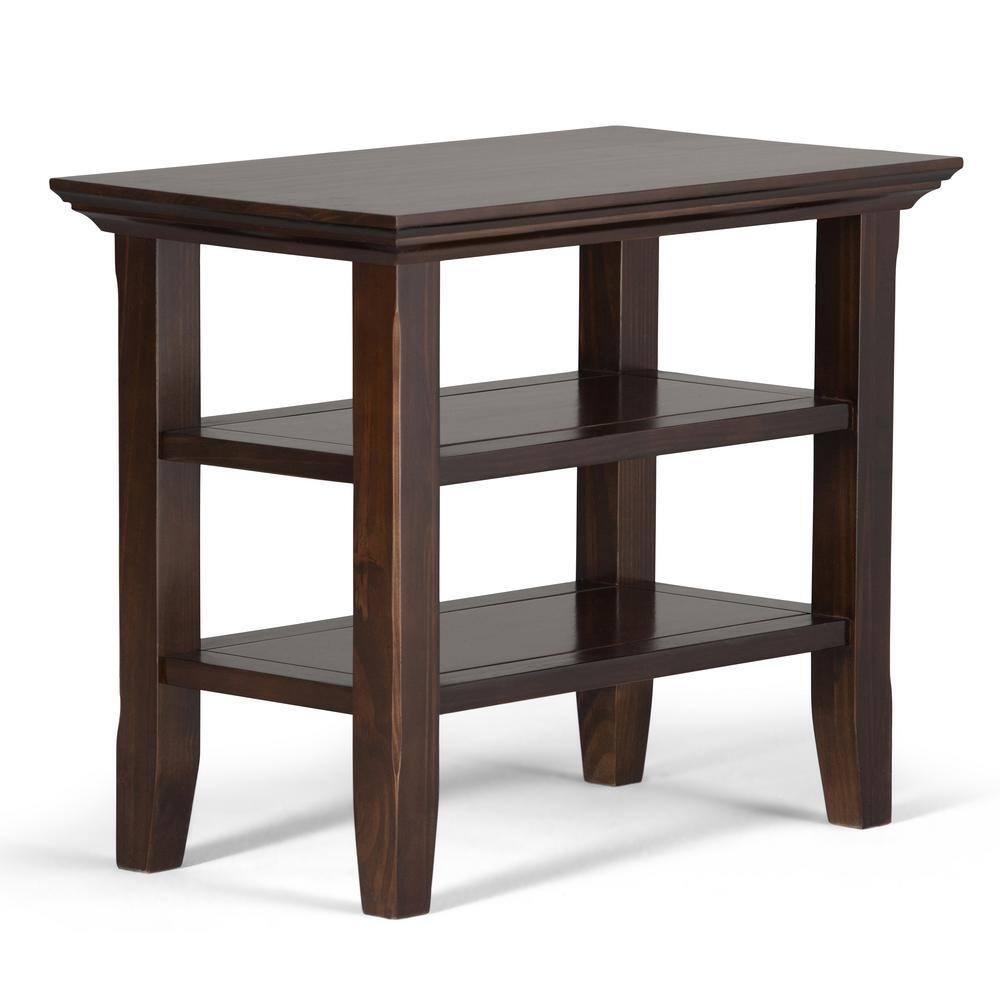 Simpli Home Acadian Solid Wood End Table