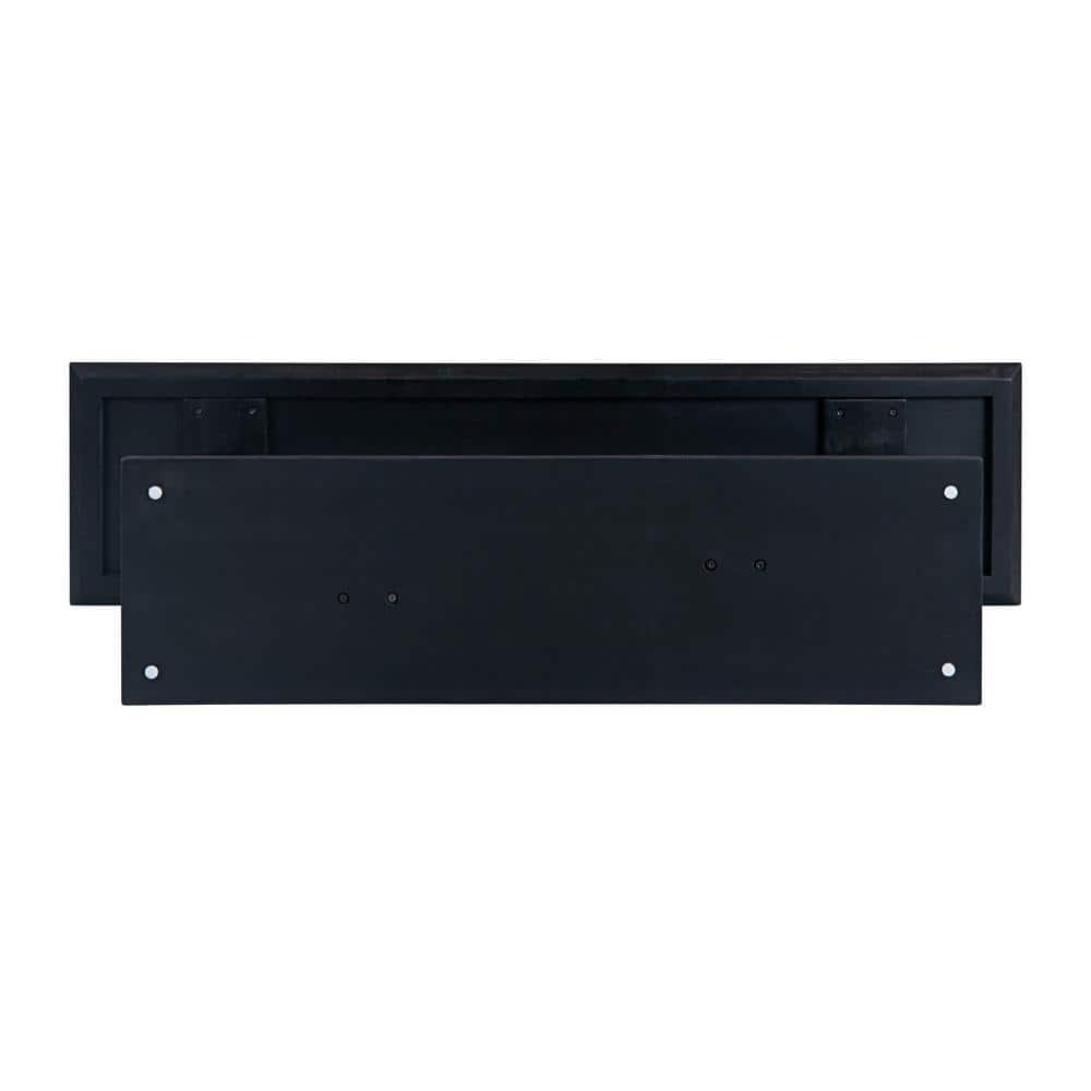 Rasmus Console Table Black Charcoal - Boraam: Acacia Wood, Hallway Display, Rubberwood Frame