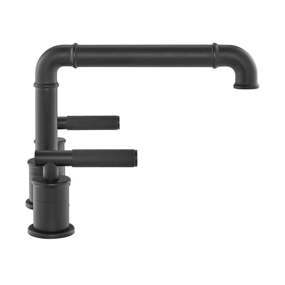 Avallon 8 in. Widespread, Sleek Handle, Bathroom Faucet