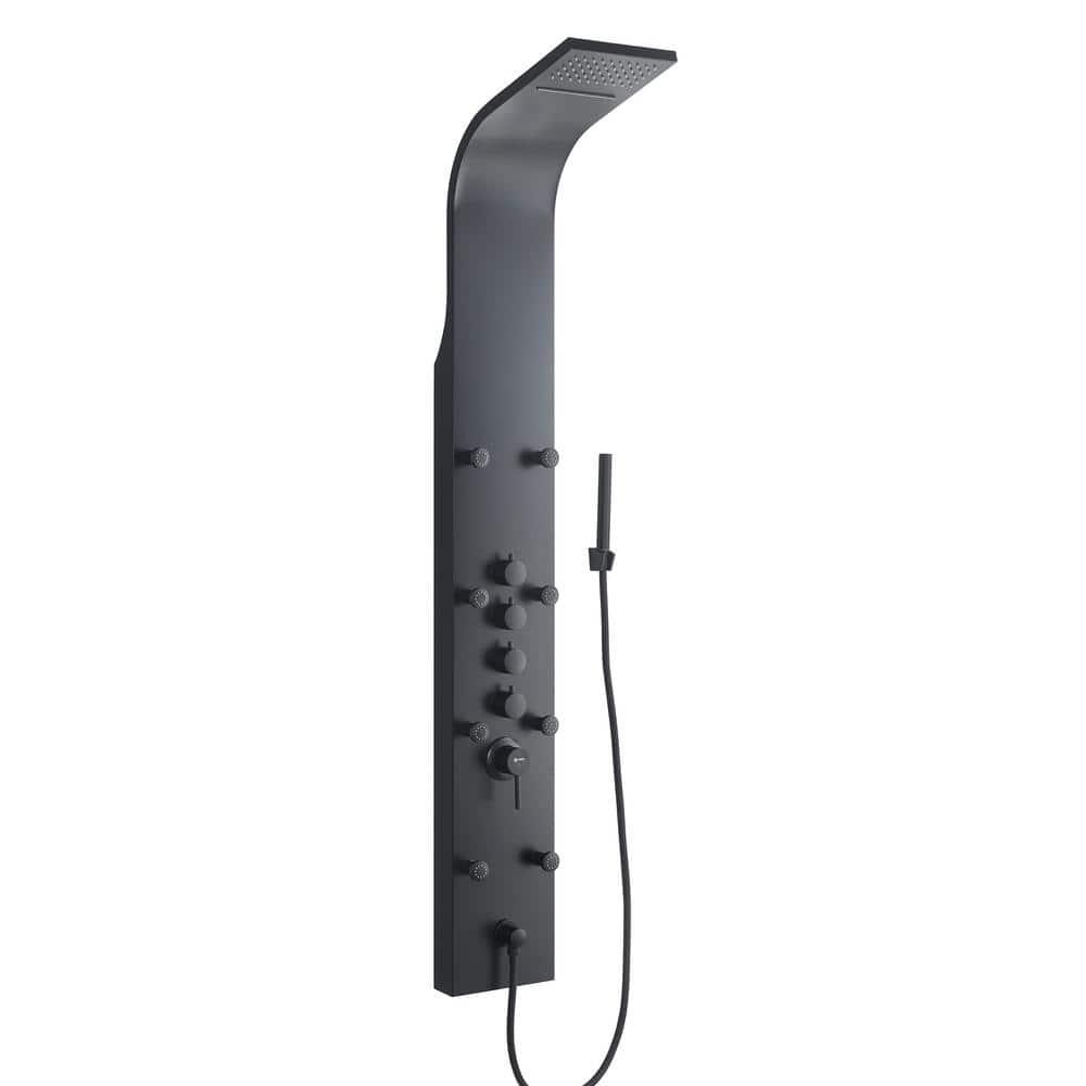 65" Shower Panel with Fixed Shower Head