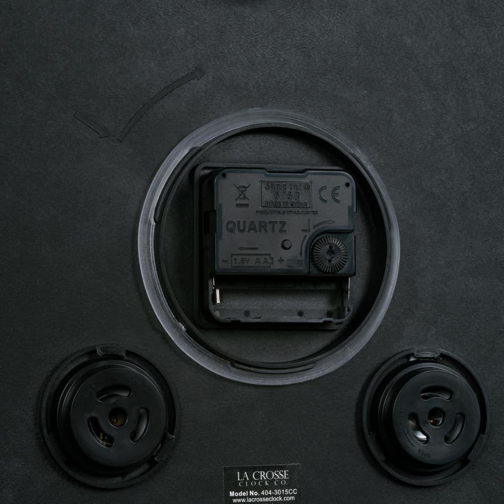 La Crosse Technology La Crosse 15 In. Outdoor Payton Quartz Wall Clock with T/H