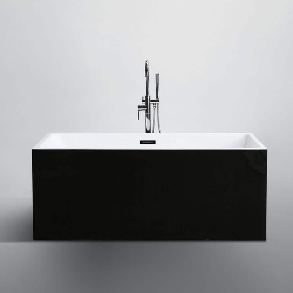 Bellaterra Home BA6813BL Toulouse 59.1'' x 29.5'' Freestanding Soaking Acrylic Bathtub