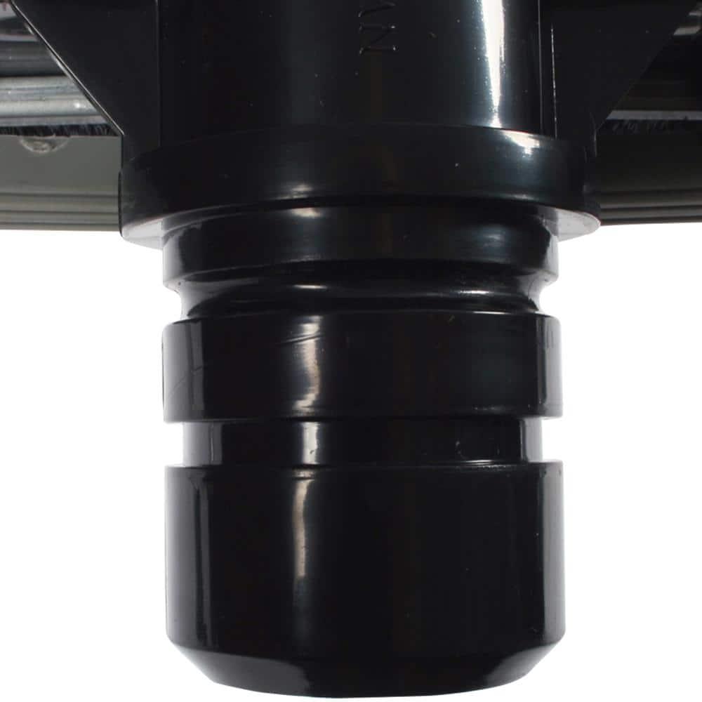 Cen-Tec Systems 95017 Hard Carpet EZ-Glide Tool, 14", 2-Piece S-Wand, Backpack Vacuum Attachment Kit w/Floor Brush, Black