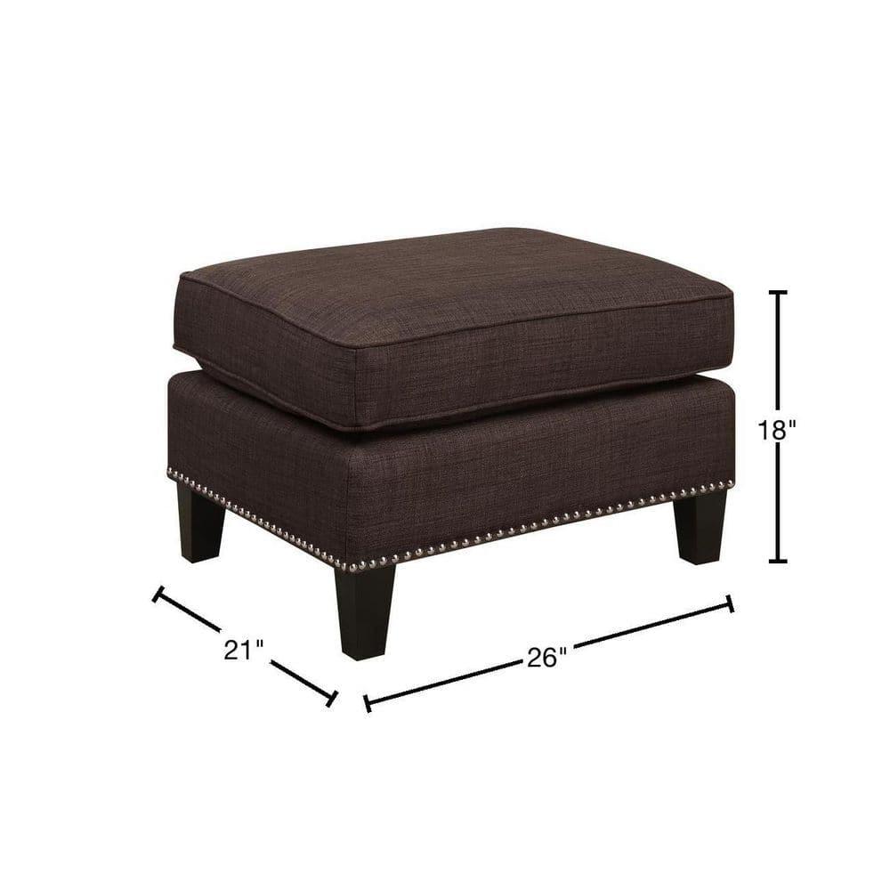 Picket House Furnishings Emery Upholstered Ottoman