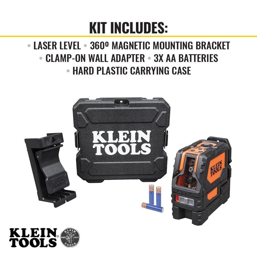 Klein Tools 93LCL Self-Level Cross-Line Laser Level with Plumb Spot