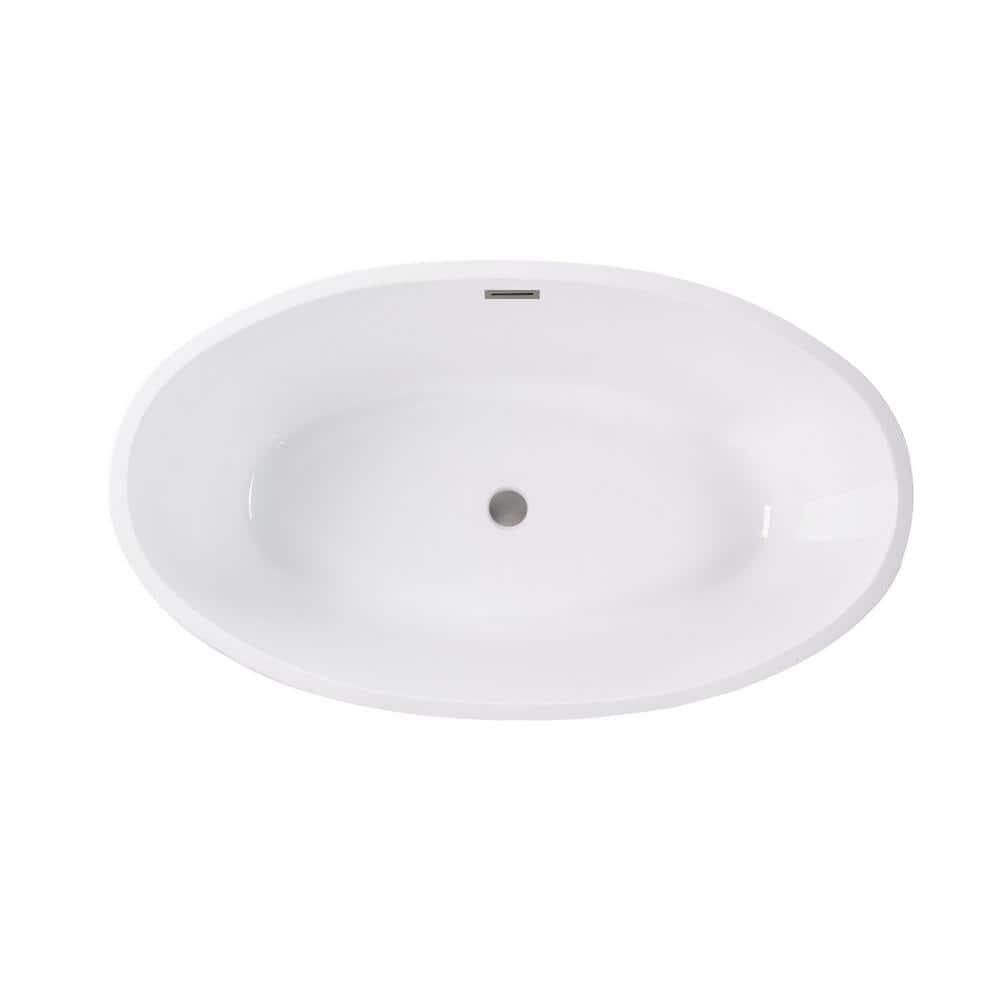 Freestanding Soaking Acrylic Bathtub