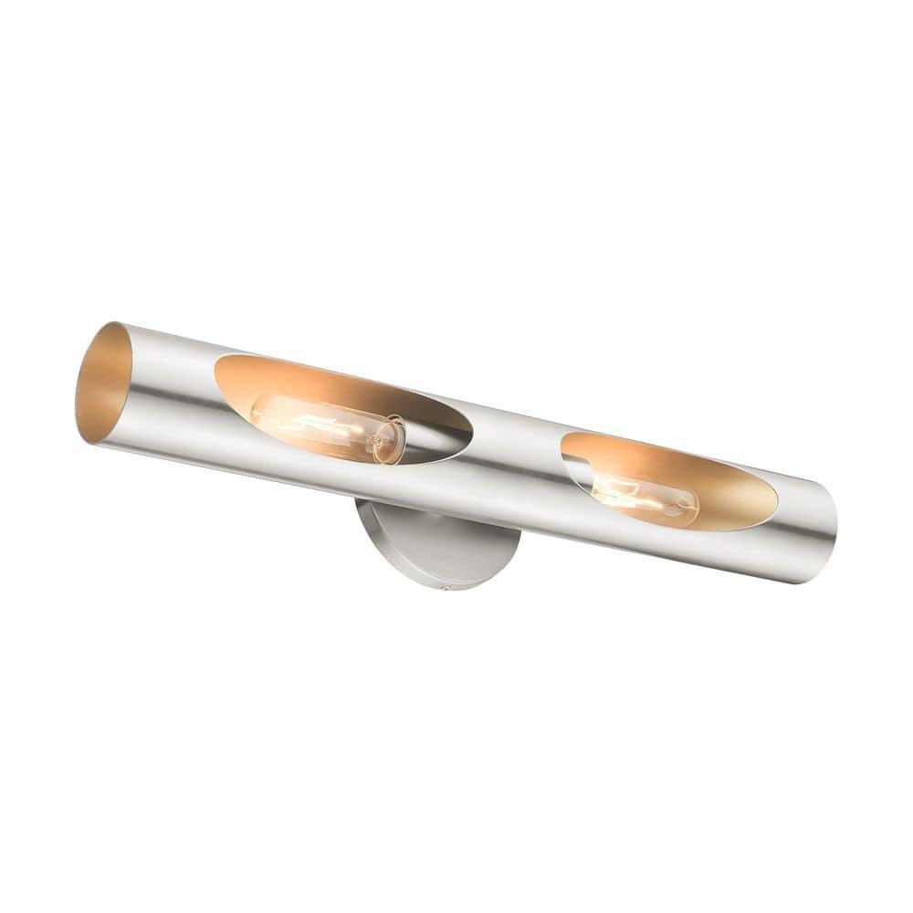 Livex Lighting Novato 2 - Light Wall Light in  Brushed Nickel