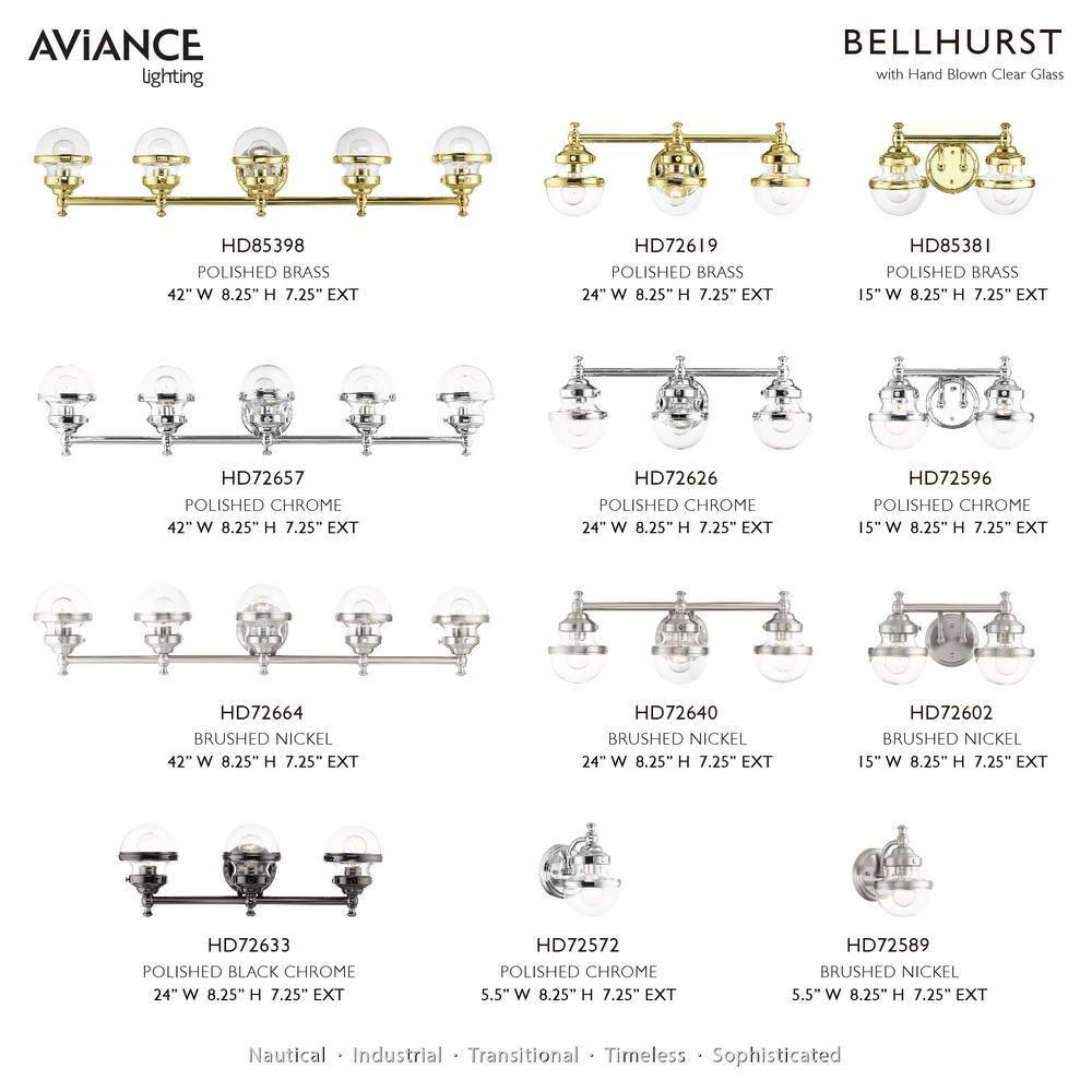 Livex Lighting Oldwick 3 - Light Vanity in  Brushed Nickel