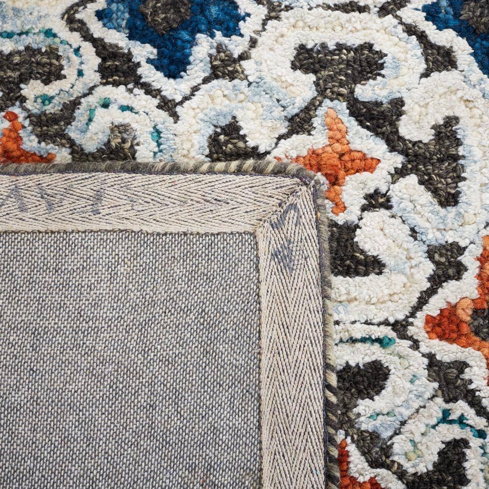 Aspen APN294 Hand Tufted Accent Rug - Blue/Taupe - 2'x3' - Safavieh.