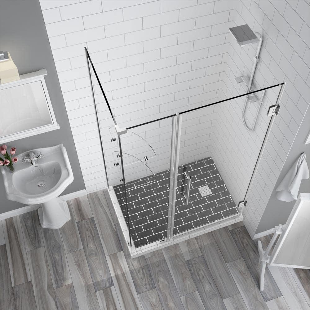 Bromley GS 70.63" x 72" Rectangle Hinged Shower Enclosure