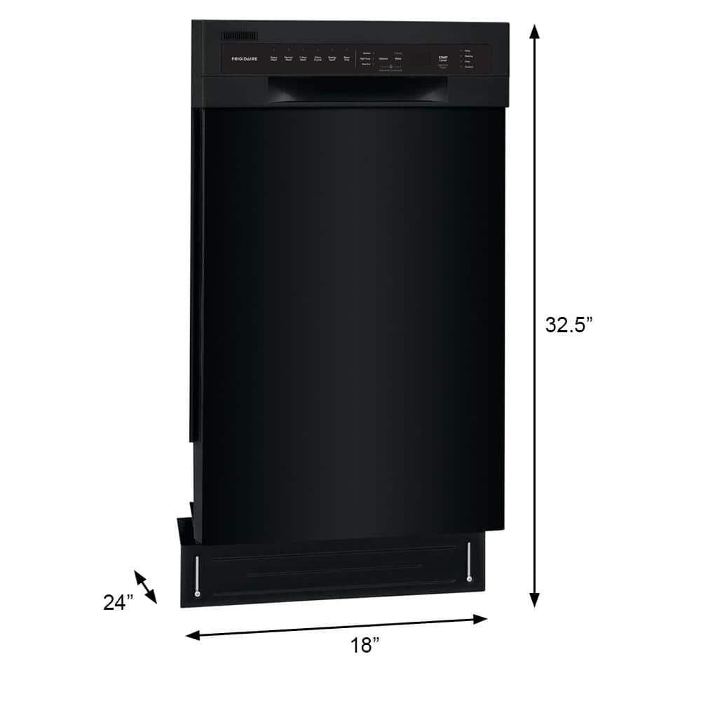 Frigidaire Series 18" 52 dBA Built-in Full Console Dishwasher with Cycle Status Indicators