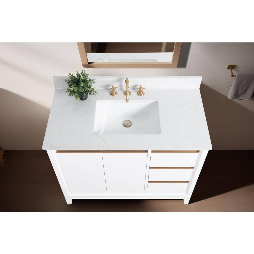 42 Single Bathroom Vanity with Top