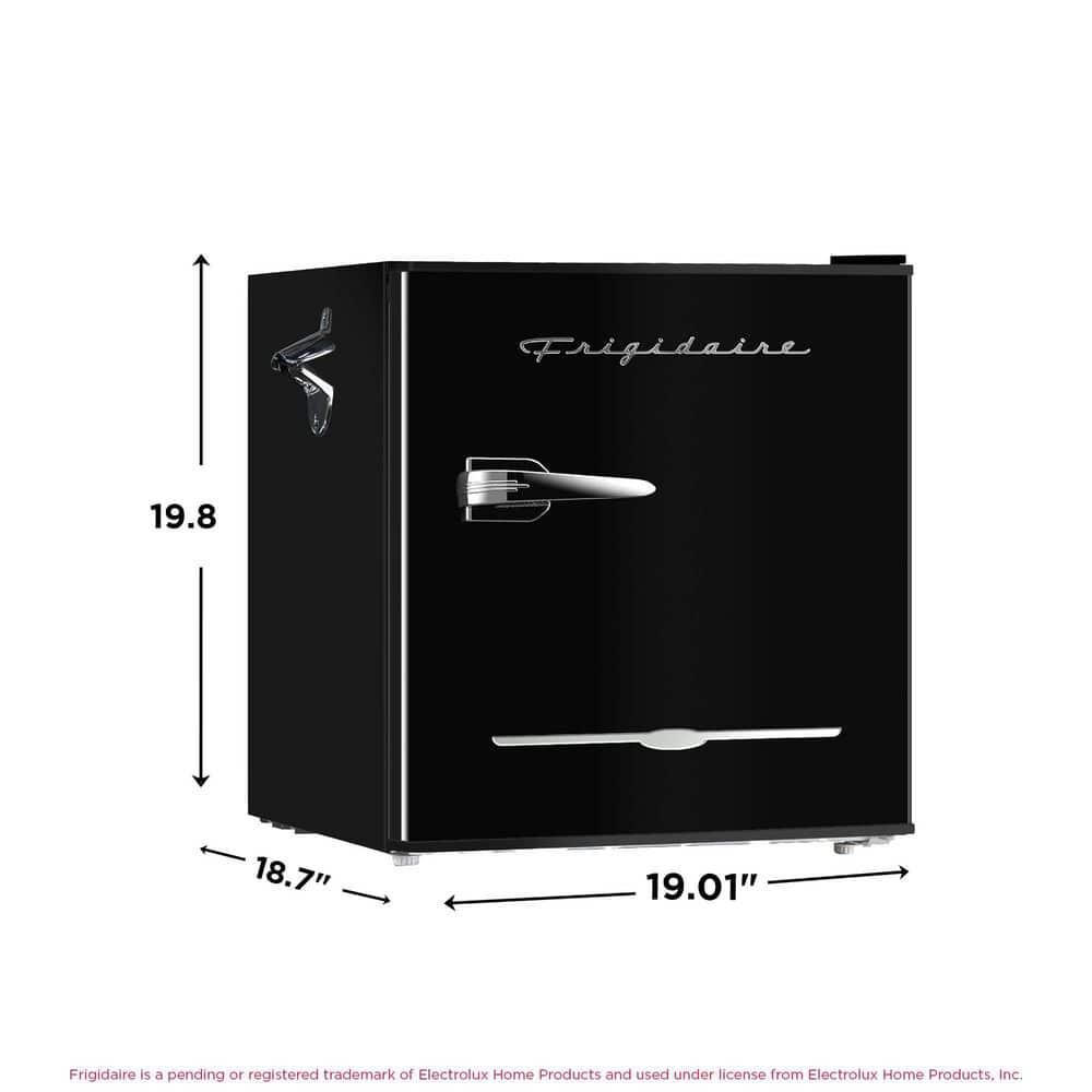 Frigidaire, 6 Can/4L Mini Personal Retro Fridge Cooler, EFMIS229, Black