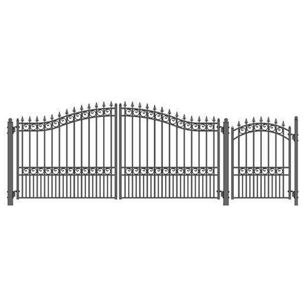 ALEKO London Black Metal Gate
