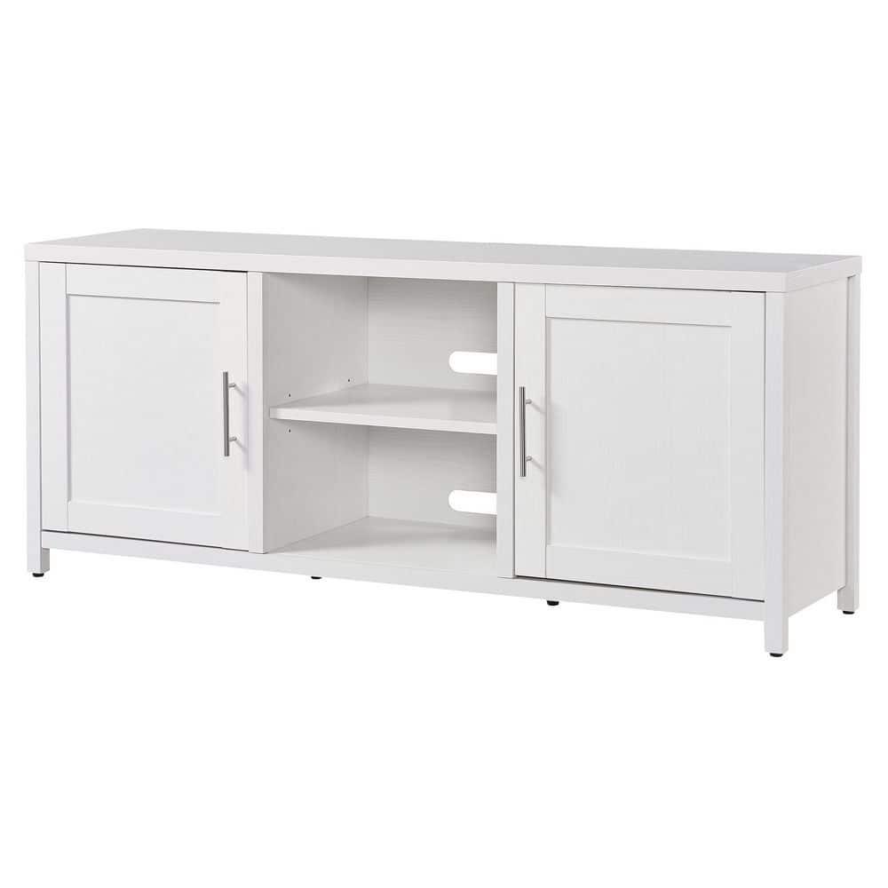 Evelyn&Zoe Strahm Rectangular TV Stand for TV's up to 65", White