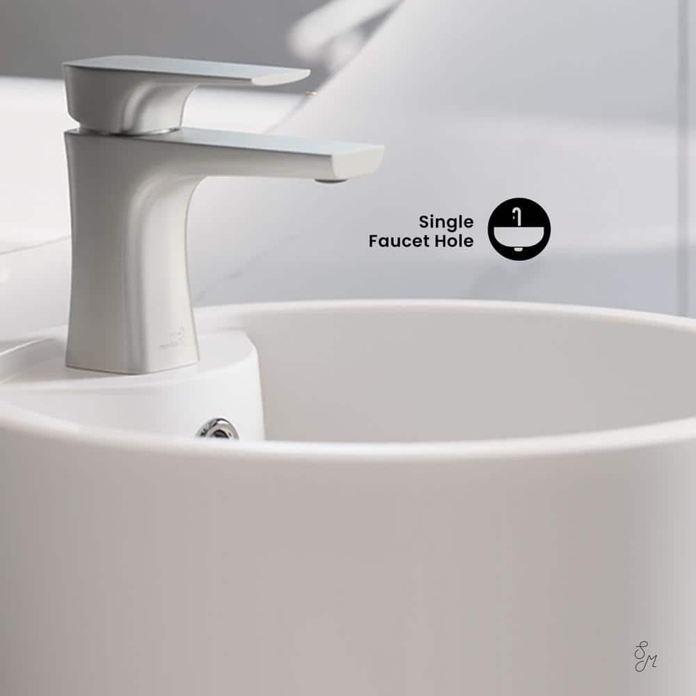 Monaco Circular Basin Pedestal Sink