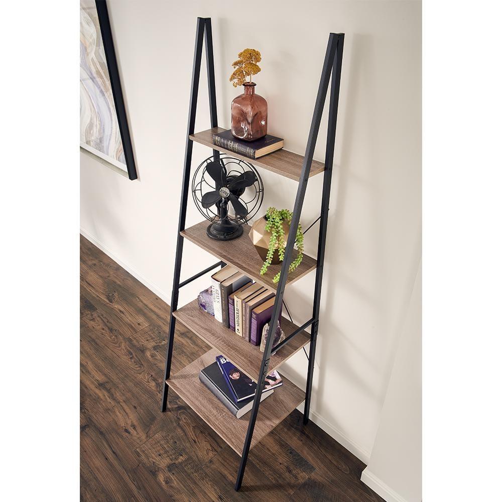 ClosetMaid Industrial 4-Tier Ladder Bookcase