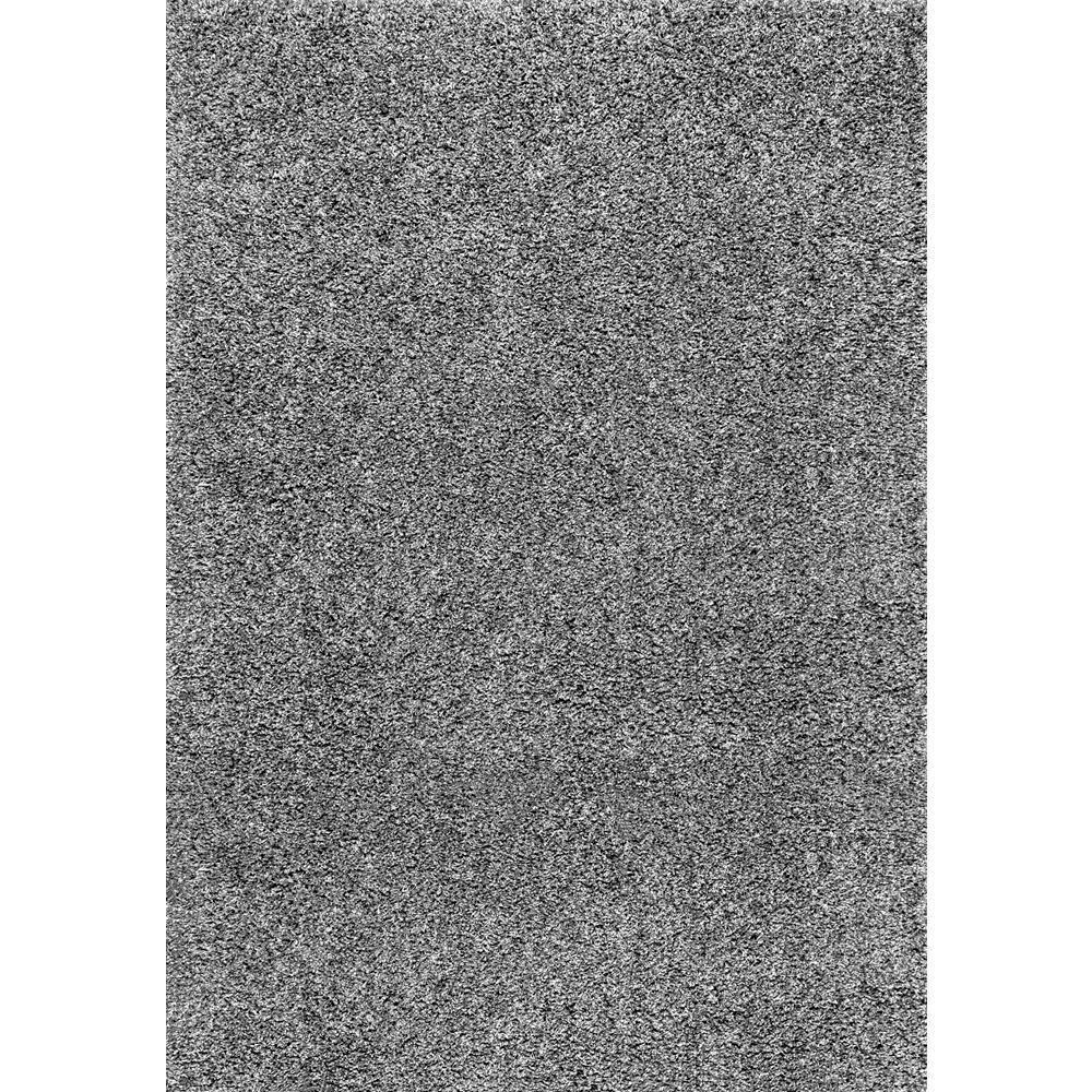 6'7"x9' Shag Area Rug Gray - nuLOOM